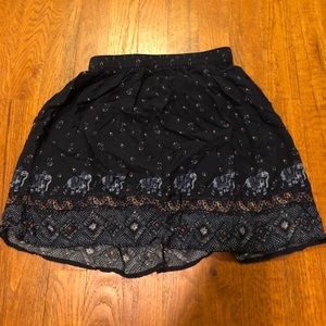 ABERCROMBIE KIDS Girls’ Elephant Pattern Skirt